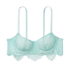 Victoria’s Secret Dream Angels Lace Bra‎ Without Padding Blue 32D